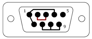 DB9 RS-232 Loopback