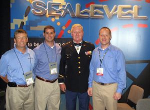 Earle Foster, Marc Foster & Bryan Buchanan met Sgt. Samuel Davis at SOFIC