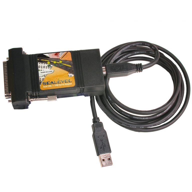 USB To 1-Port RS-232 DB25 Serial Interface Adapter - Sealevel