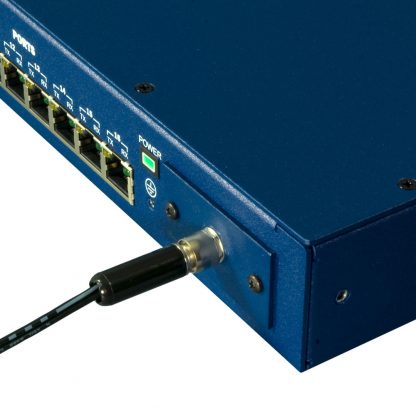 Ethernet to 16-Port RS-232 Serial Server (4161) - Locking Power Connector